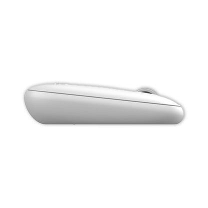 Rato Silencioso Sem Fios 2 em 1 (Bluetooth + Adaptação USB) COOL Slim Branco