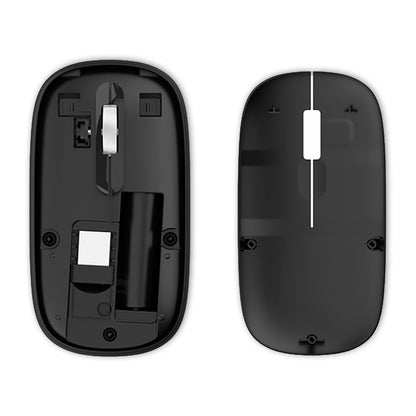 Rato Silencioso Sem Fios 2 em 1 (Bluetooth + Adaptação USB) COOL Slim Preto