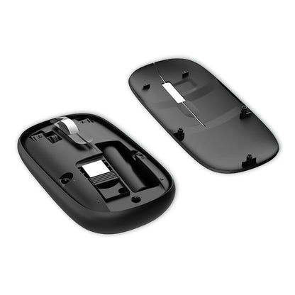 Rato Silencioso Sem Fios 2 em 1 (Bluetooth + Adaptação USB) COOL Slim Preto