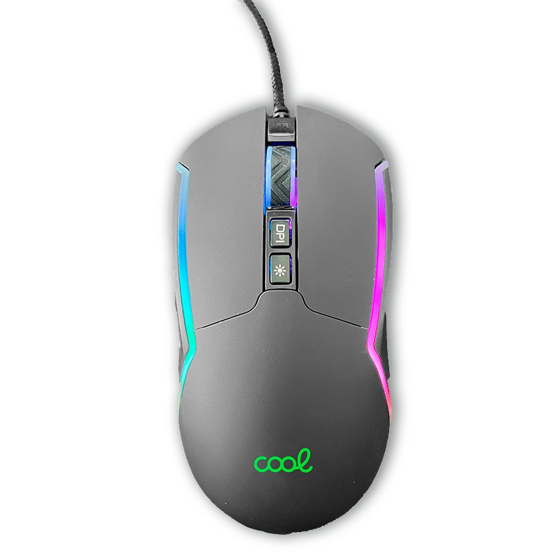 Rato USB gaming RGB (iluminação) COOL Strip Preto