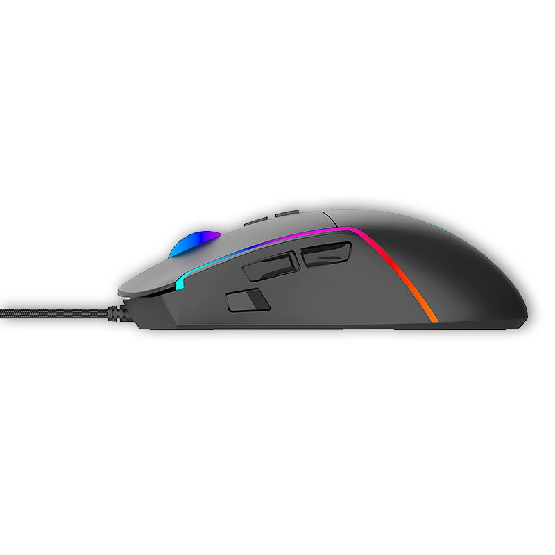 Rato USB gaming RGB (iluminação) COOL Strip Preto