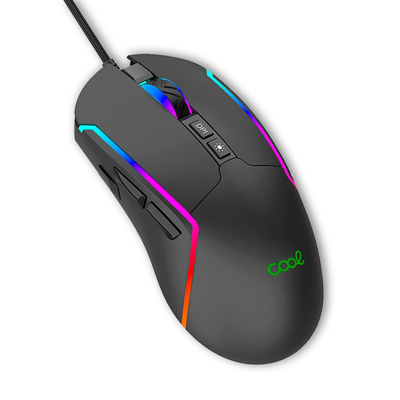 Rato USB gaming RGB (iluminação) COOL Strip Preto