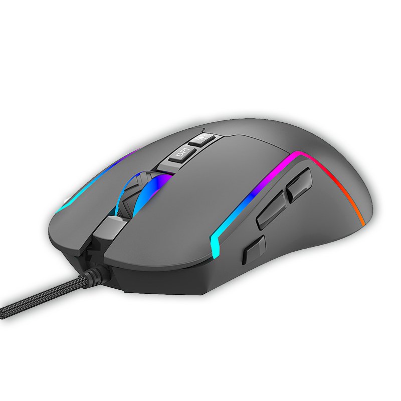 Rato USB gaming RGB (iluminação) COOL Strip Preto