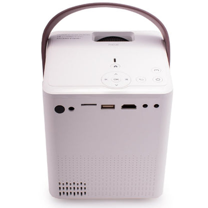 Projetor compacto COOL Rainbow 3000 lúmens alto-falante integrado + HDMI/SD/USB + espelho Wifi (branco)