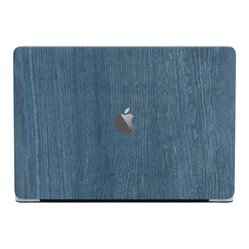 Protetor de vinil colorido para laptop Devia 15 '' azul madeira