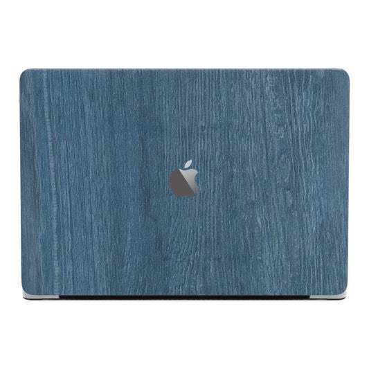 Protetor de vinil colorido para laptop Devia 15 '' azul madeira