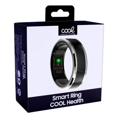 Smart Ring COOL Health + Base Powerbank (saúde, esportes, sono) tamanho 19 mm