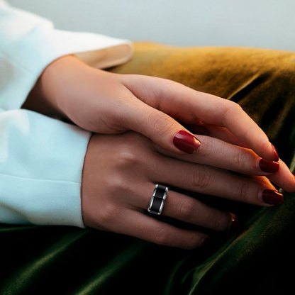 Smart Ring COOL Health + Base Powerbank (saúde, esportes, sono) tamanho 21 mm