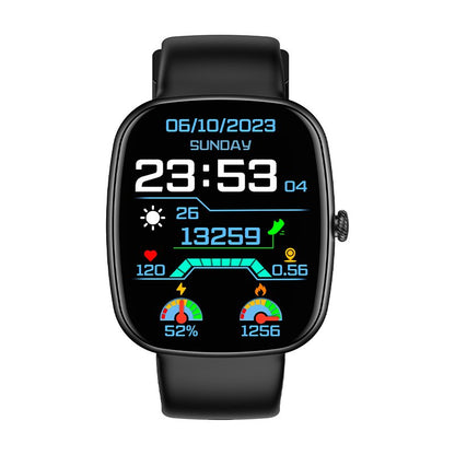 Smartwatch COOL Border Silicone Preto (Amoled, Chamadas, Esporte, Saúde)