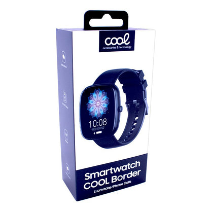 Smartwatch COOL Border Silicone Preto (Amoled, Chamadas, Esporte, Saúde)
