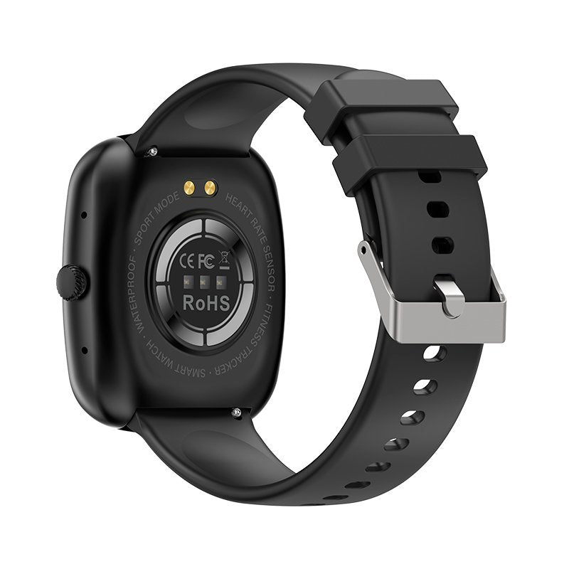 Smartwatch COOL Border Silicone Preto (Amoled, Chamadas, Esporte, Saúde)