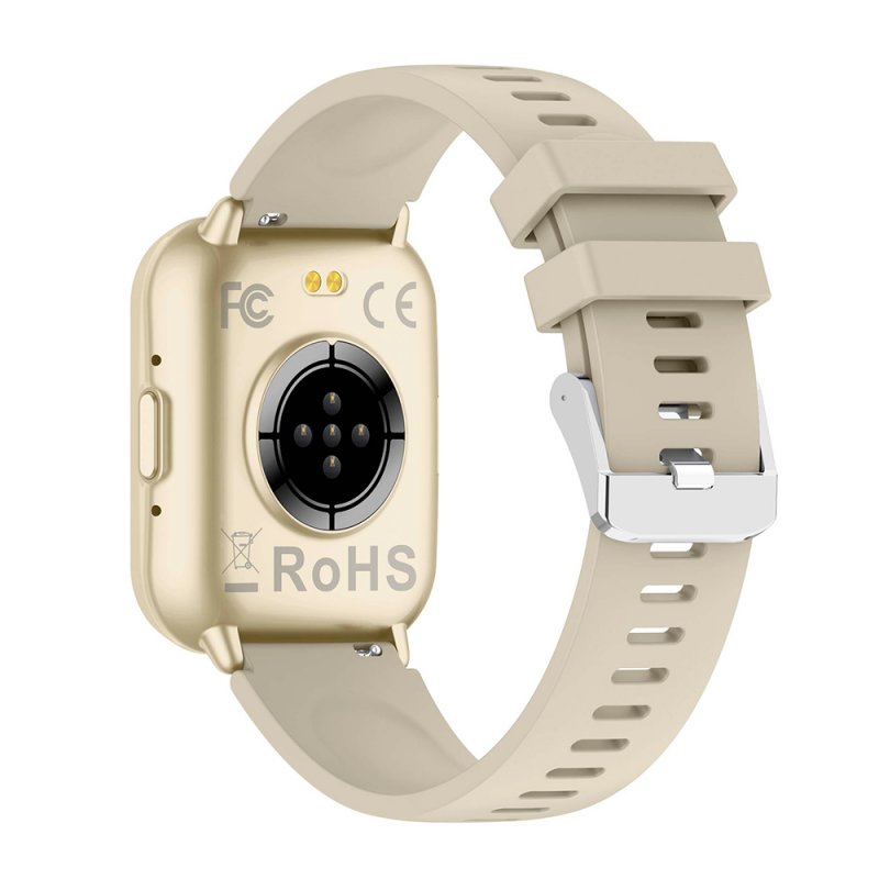 Smartwatch COOL Cascais Silicone Champanhe (Amoled, Chamadas, Esporte, Saúde)