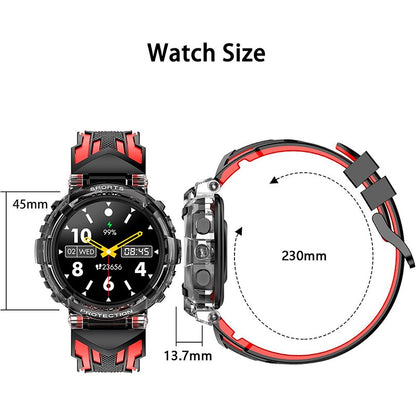 Smartwatch COOL Clever Silicone Preto (Chamadas, Esporte, Saúde)