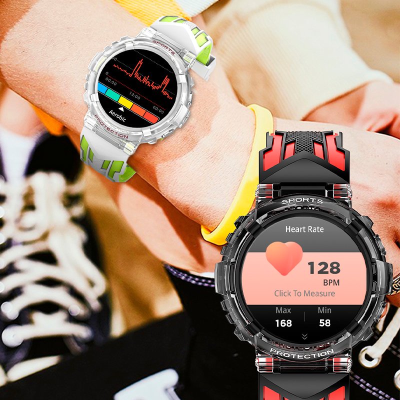 Smartwatch COOL Clever Silicone Rosa (Chamadas, Esporte, Saúde)