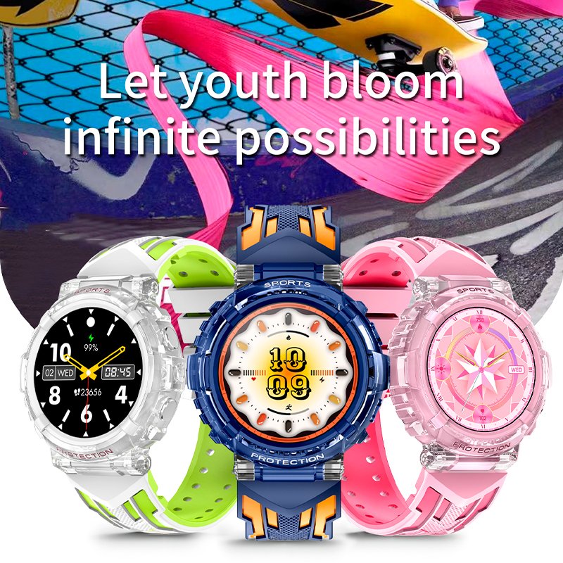 Smartwatch COOL Clever Silicone Rosa (Chamadas, Esporte, Saúde)