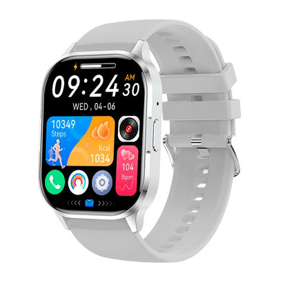 Smartwatch COOL Delta Silicone Cinza (Amoled, Chamadas, Esporte, Saúde)