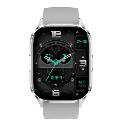 Smartwatch COOL Delta Silicone Cinza (Amoled, Chamadas, Esporte, Saúde)