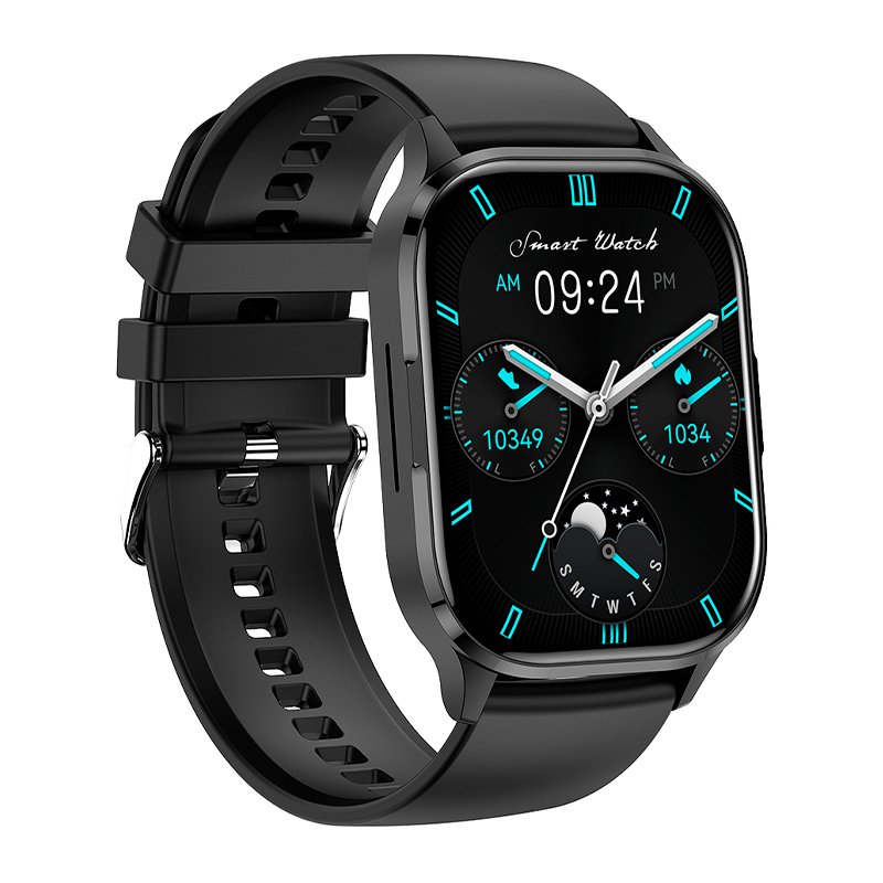 Smartwatch COOL Delta Silicone Preto (Amoled, Chamadas, Esporte, Saúde)