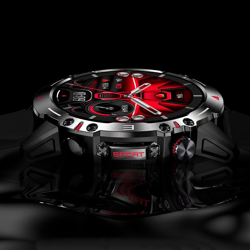 Smartwatch COOL Ecrã AMOLED Adventure Cinza (Chamadas, Esporte, Saúde)
