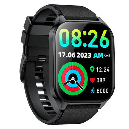 Smartwatch COOL Ecrã Amoled Curved Preto (Chamadas, Esporte, Saúde)