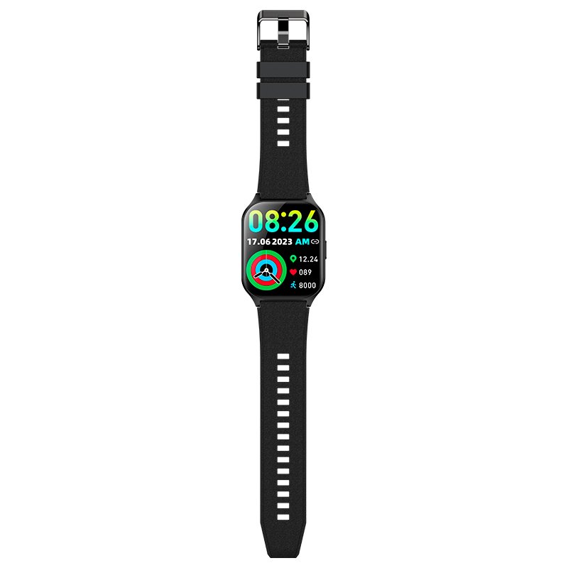 Smartwatch COOL Ecrã Amoled Curved Preto (Chamadas, Esporte, Saúde)