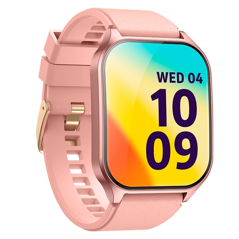 Smartwatch COOL Ecrã Amoled Curved Rosa (Chamadas, Esporte, Saúde)