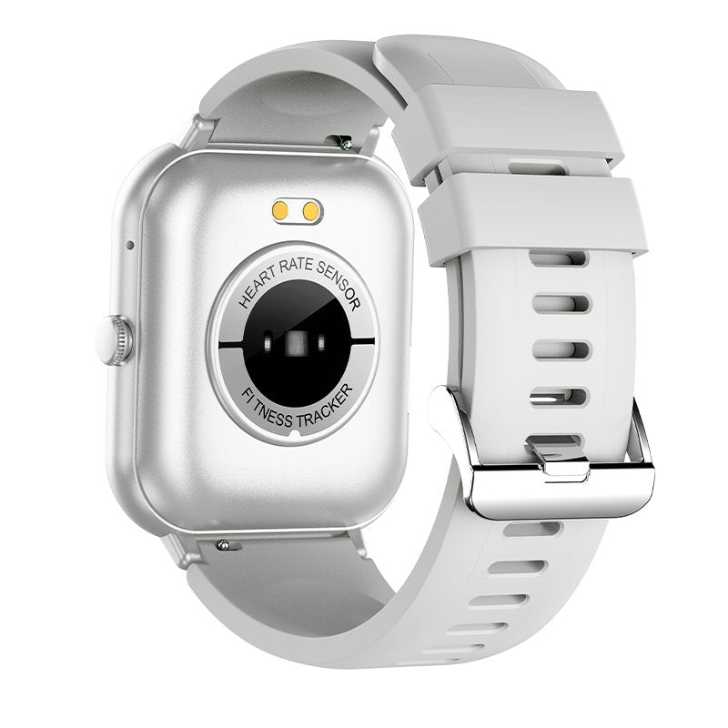 Smartwatch COOL Forest Silicone Prata (Chamadas, Esporte, Sono, Câmera)