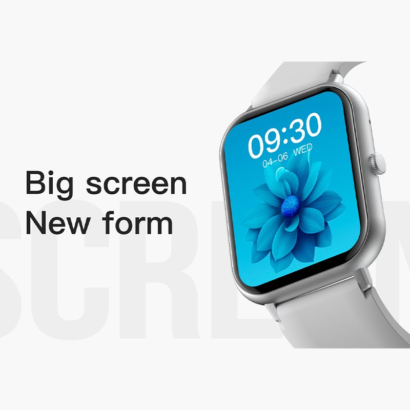 Smartwatch COOL Forest Silicone Rosa (Chamada, Esporte, Sono, Câmera)
