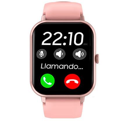 Smartwatch COOL Forest Silicone Rosa (Chamada, Esporte, Sono, Câmera)