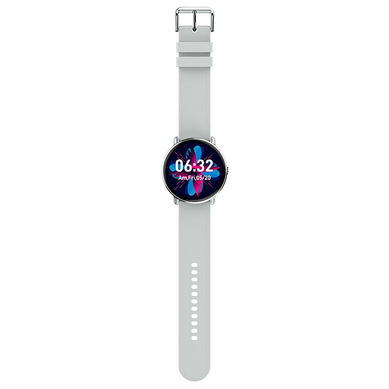 Smartwatch COOL Forever Silicone Cinza (AMOLED, Chamadas, Esporte, Saúde)