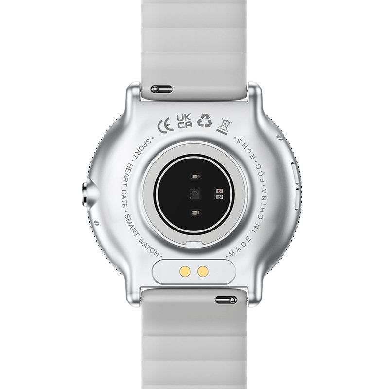 Smartwatch COOL Forever Silicone Cinza (AMOLED, Chamadas, Esporte, Saúde)