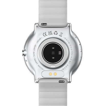 Smartwatch COOL Forever Silicone Cinza (AMOLED, Chamadas, Esporte, Saúde)