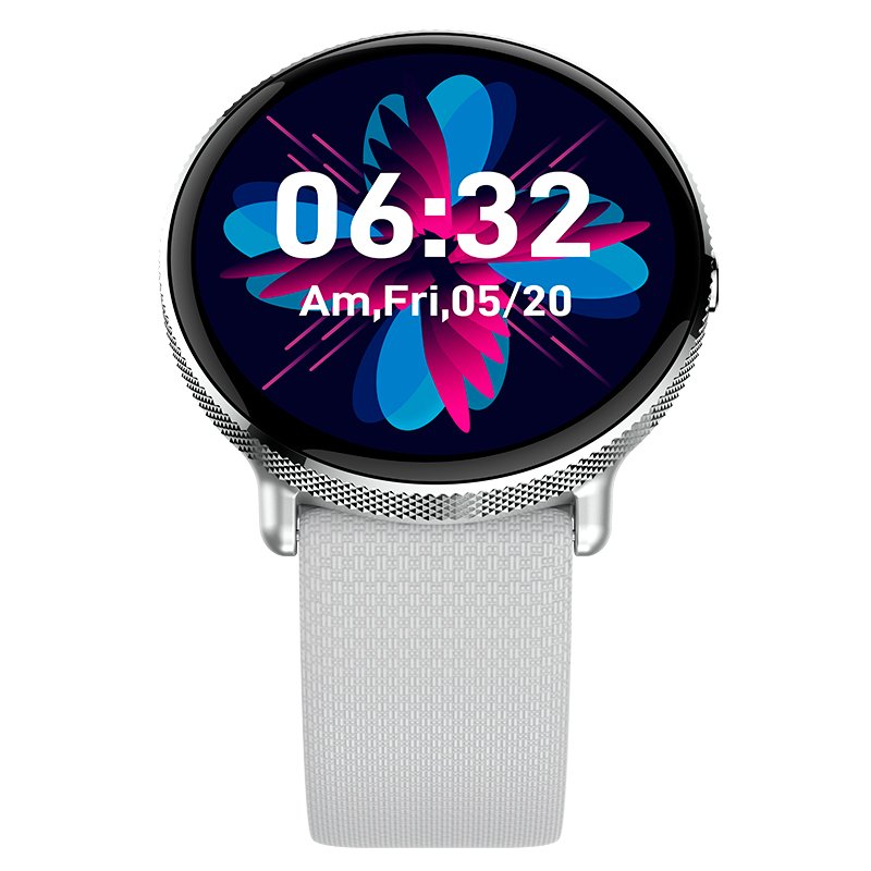 Smartwatch COOL Forever Silicone Cinza (AMOLED, Chamadas, Esporte, Saúde)