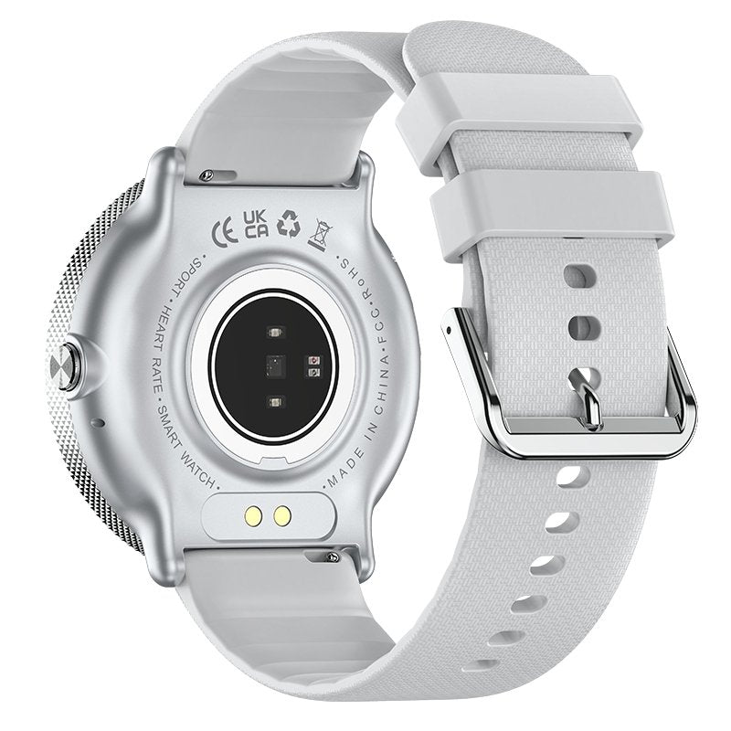 Smartwatch COOL Forever Silicone Cinza (AMOLED, Chamadas, Esporte, Saúde)