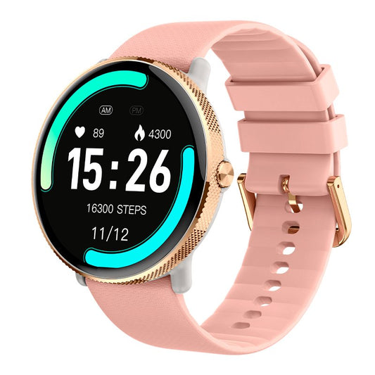 Smartwatch COOL Forever Silicone Rosa (AMOLED, Chamadas, Esporte, Saúde)
