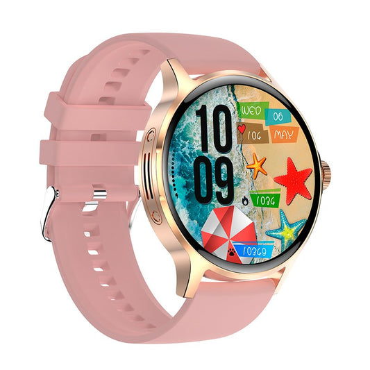 Smartwatch COOL Iris Silicone Rosa (AMOLED, Chamadas, Esporte, Saúde)