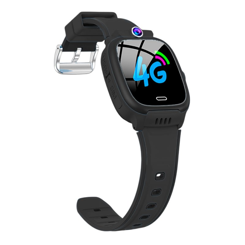 Smartwatch COOL Kids 4G GPS Silicone Preto (Localização, Chamadas de Vídeo, SIM)
