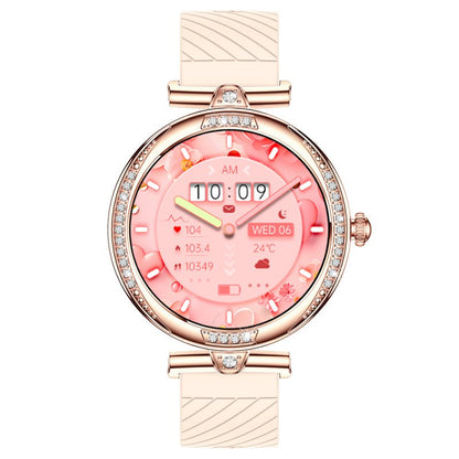 Smartwatch COOL Mónaco + 2 Correias (AMOLED, Chamadas, Esporte, Saúde) Rosa Gold