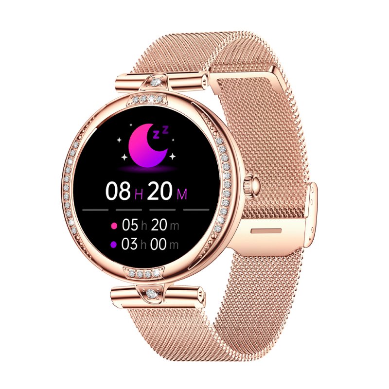 Smartwatch COOL Mónaco + 2 Correias (AMOLED, Chamadas, Esporte, Saúde) Rosa Gold