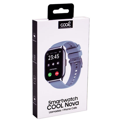 Smartwatch COOL Nova Silicone Cinza (Chamadas, Esporte, Saúde)