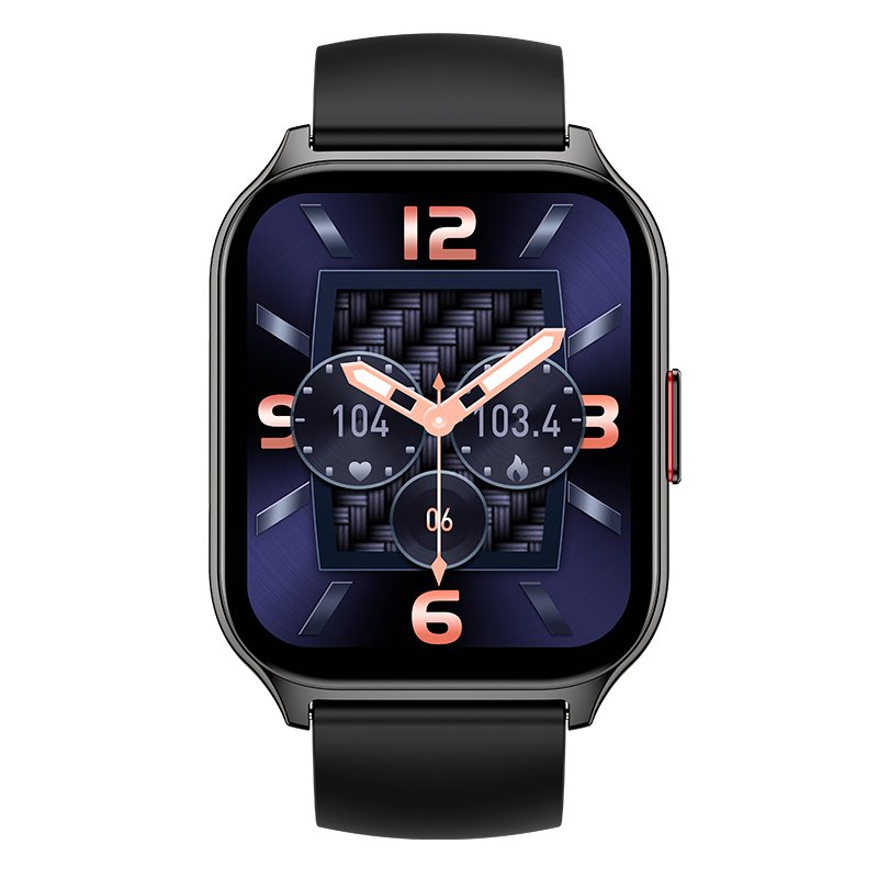 Smartwatch COOL Nova Silicone Preto (Chamadas, Esporte, Saúde)