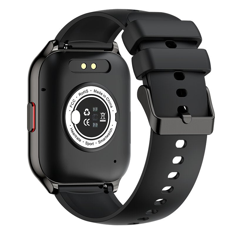 Smartwatch COOL Nova Silicone Preto (Chamadas, Esporte, Saúde)