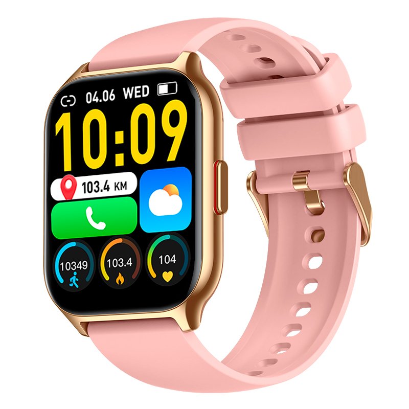 Smartwatch COOL Nova Silicone Rosa (Chamadas, Esporte, Saúde)