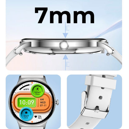 Smartwatch COOL Ultrathin + 2 Correias (AMOLED, Chamadas, Esporte, Saúde) Cinza