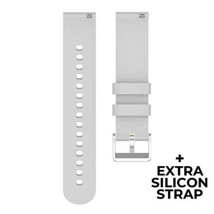 Smartwatch COOL Ultrathin + 2 Correias (AMOLED, Chamadas, Esporte, Saúde) Cinza