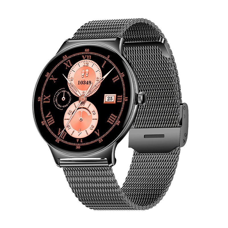 Smartwatch COOL Ultrathin + 2 Correias (AMOLED, Chamadas, Esporte, Saúde) Preto