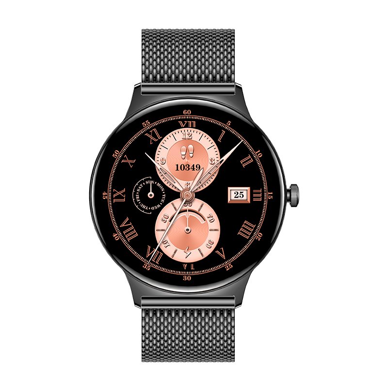 Smartwatch COOL Ultrathin + 2 Correias (AMOLED, Chamadas, Esporte, Saúde) Preto