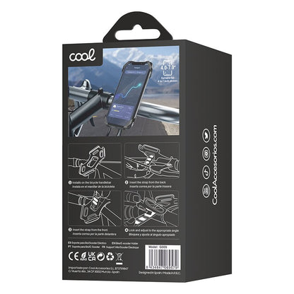 Suporte de guiador universal COOL para scooter / bicicleta / motocicleta 4-7 poleg
