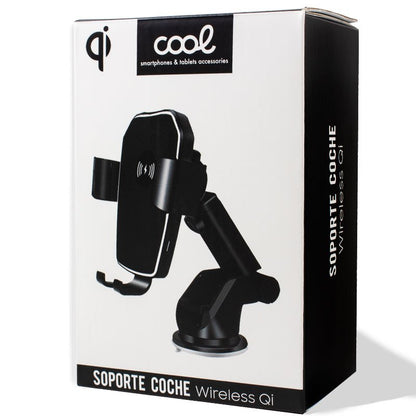 Suporte universal para carro com carregamento sem fio Qi COOL