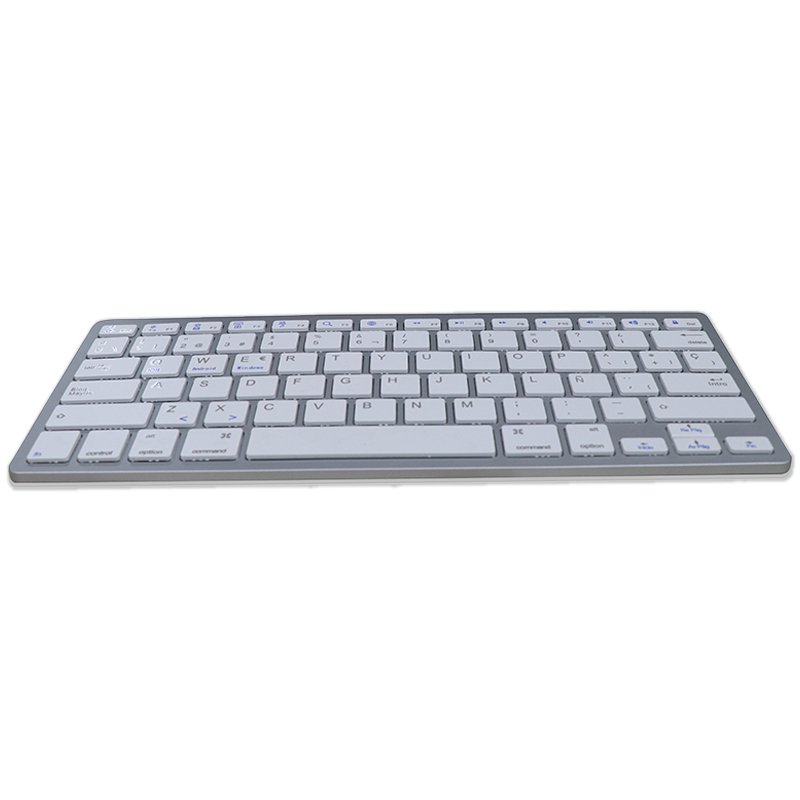 Teclado para PC Espanhol Bluetooth Slim COOL Branco